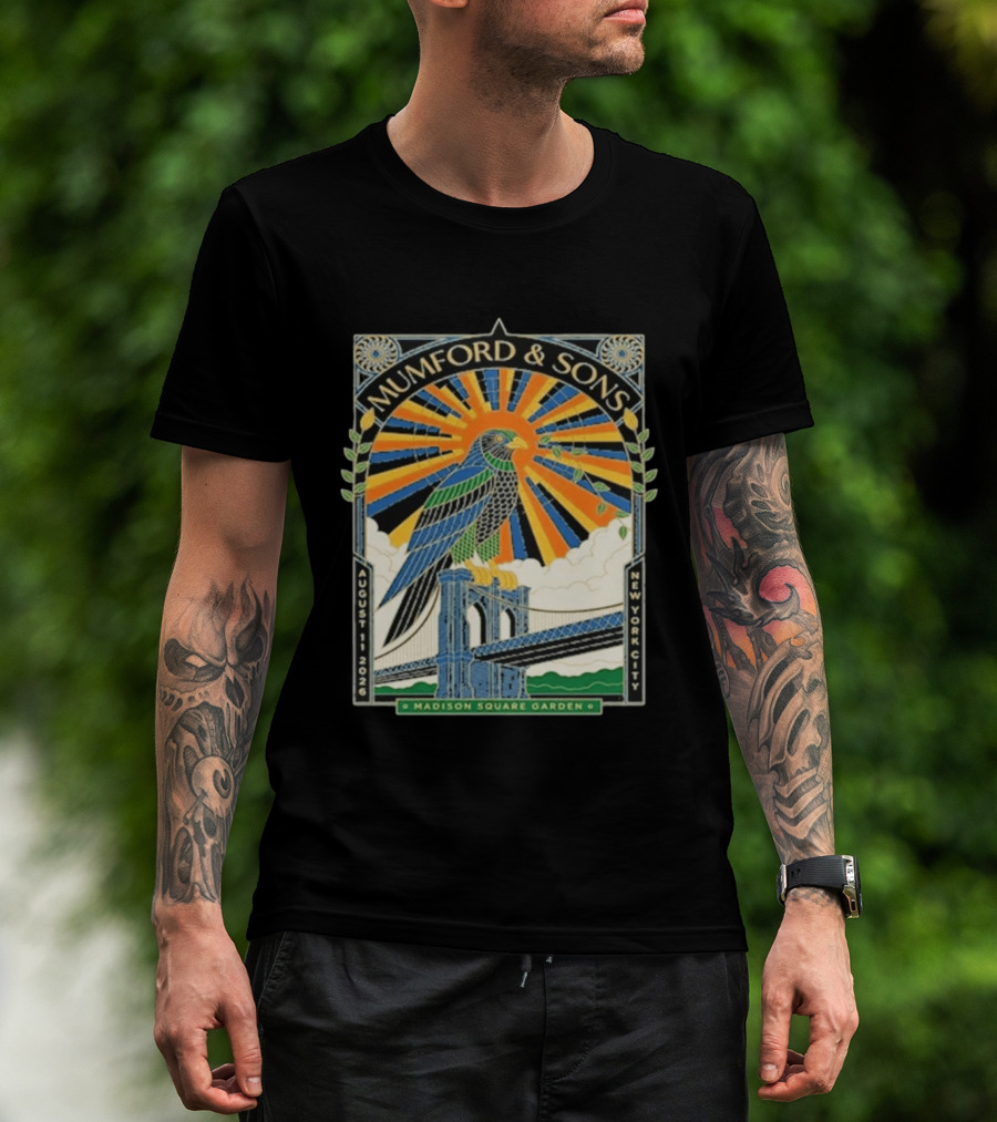 Mumford & Sons Madison Square Garden New York City August 11 2026 Event T-Shirt