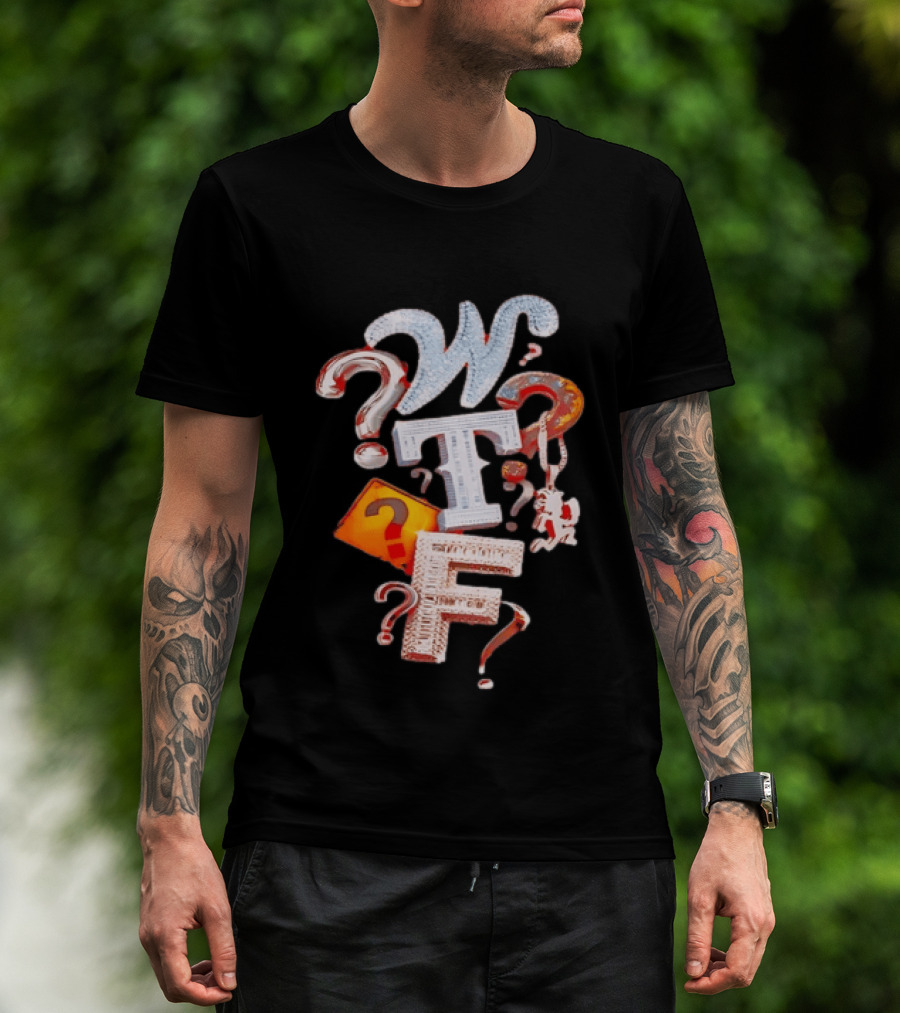 WTF Hatchetman ICP Insane Clown Posse Question Marks T-Shirt