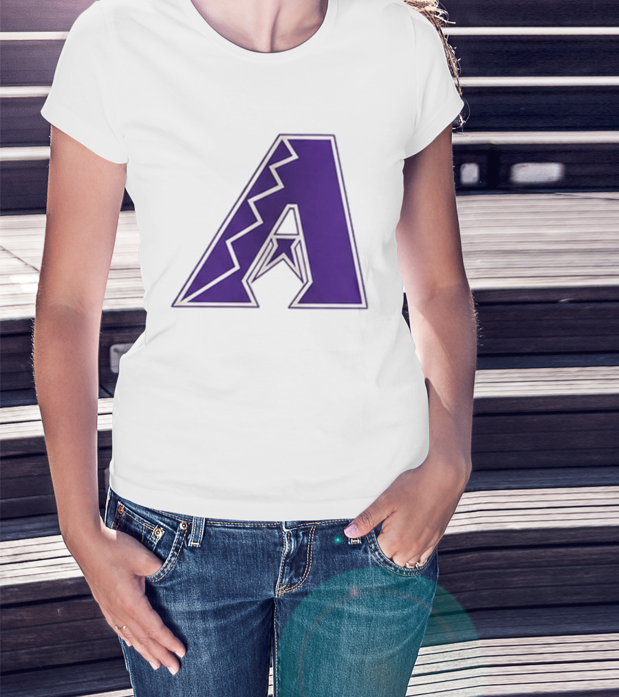 2026 Arizona Diamondbacks GCU Jersey Giveaway Purple "A" T-Shirt