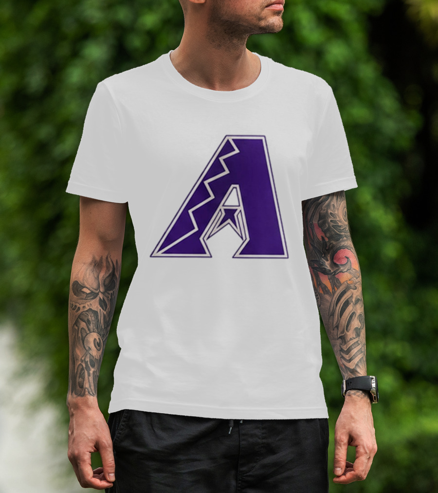 2026 Arizona Diamondbacks GCU Jersey Giveaway Purple "A" T-Shirt