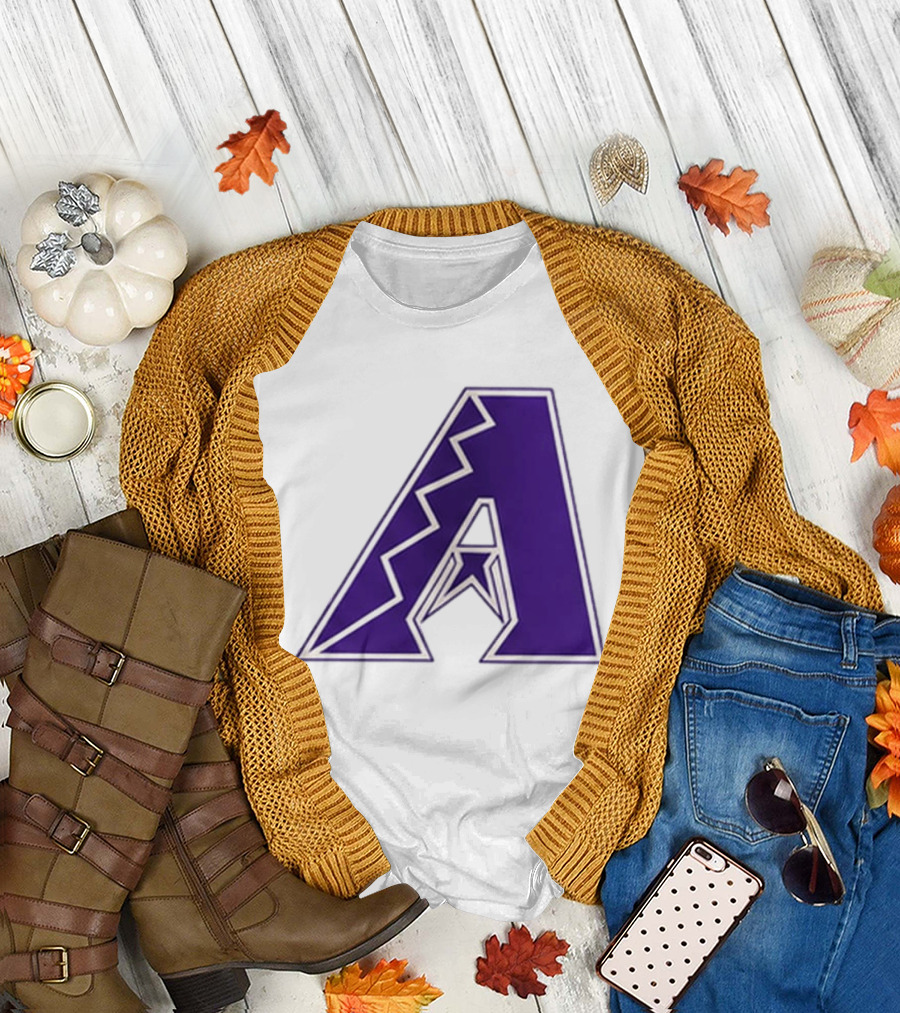 2026 Arizona Diamondbacks GCU Jersey Giveaway Purple "A" T-Shirt