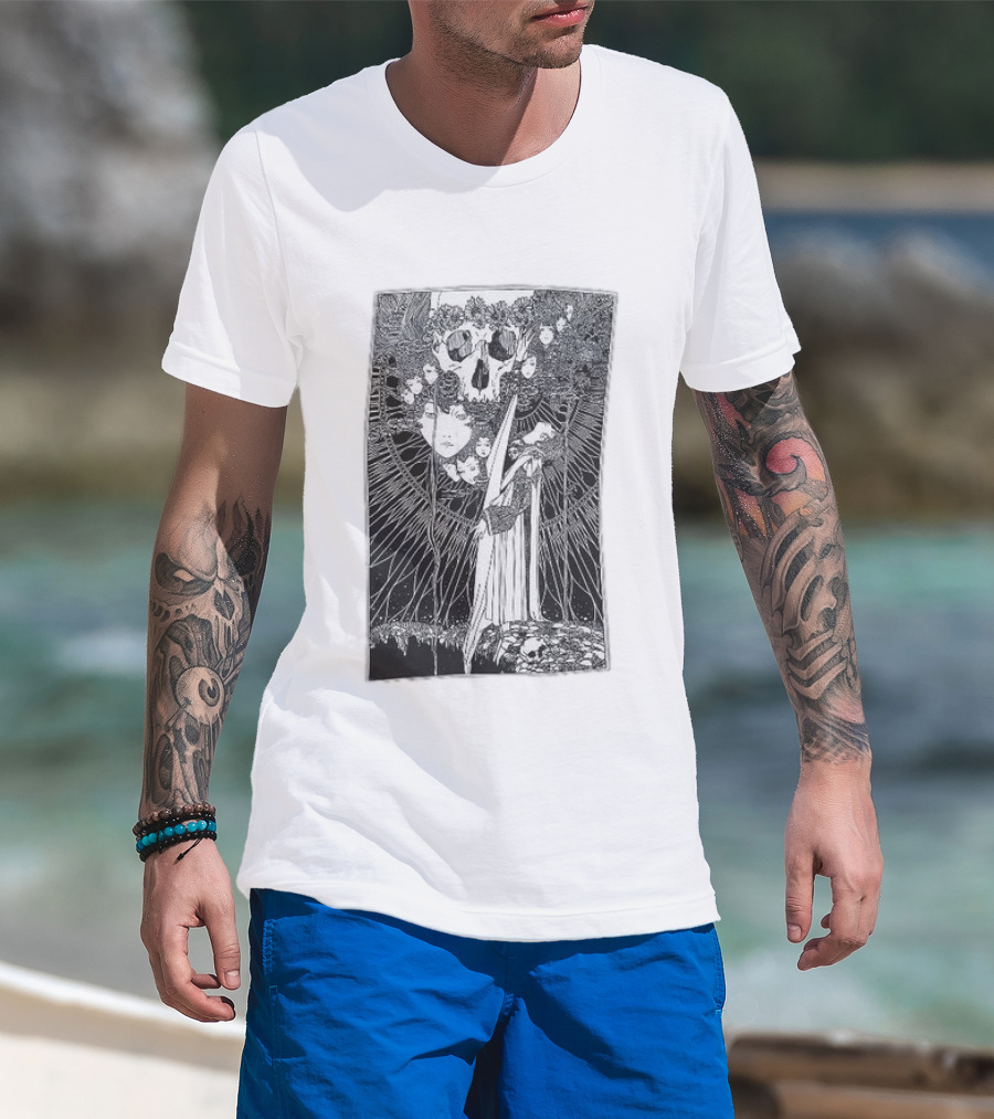 Alcest Kodama Album Art Black And White T-Shirt