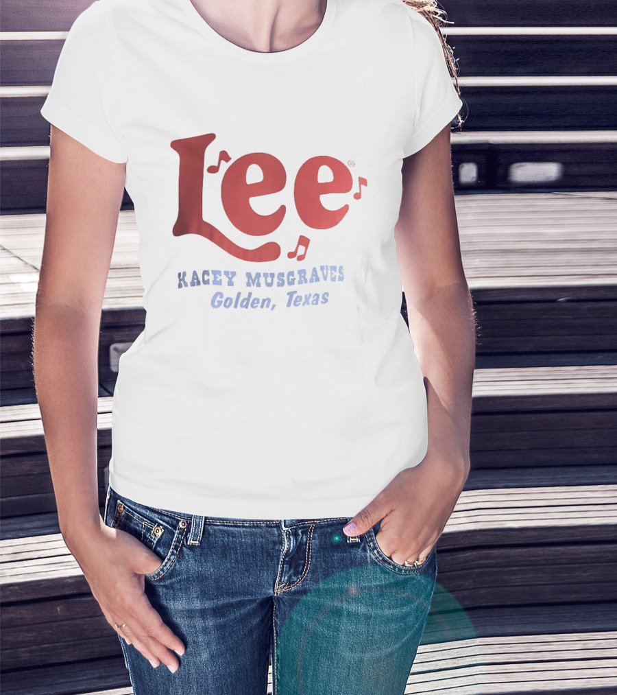 Lee Kacey Musgraves Golden Texas Music Notes T-Shirt