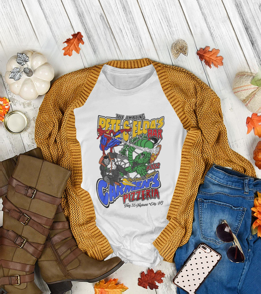 The Amazing Pete And Elda’s The Shore’s Famous Carmen’s Pizzeria T-Shirt