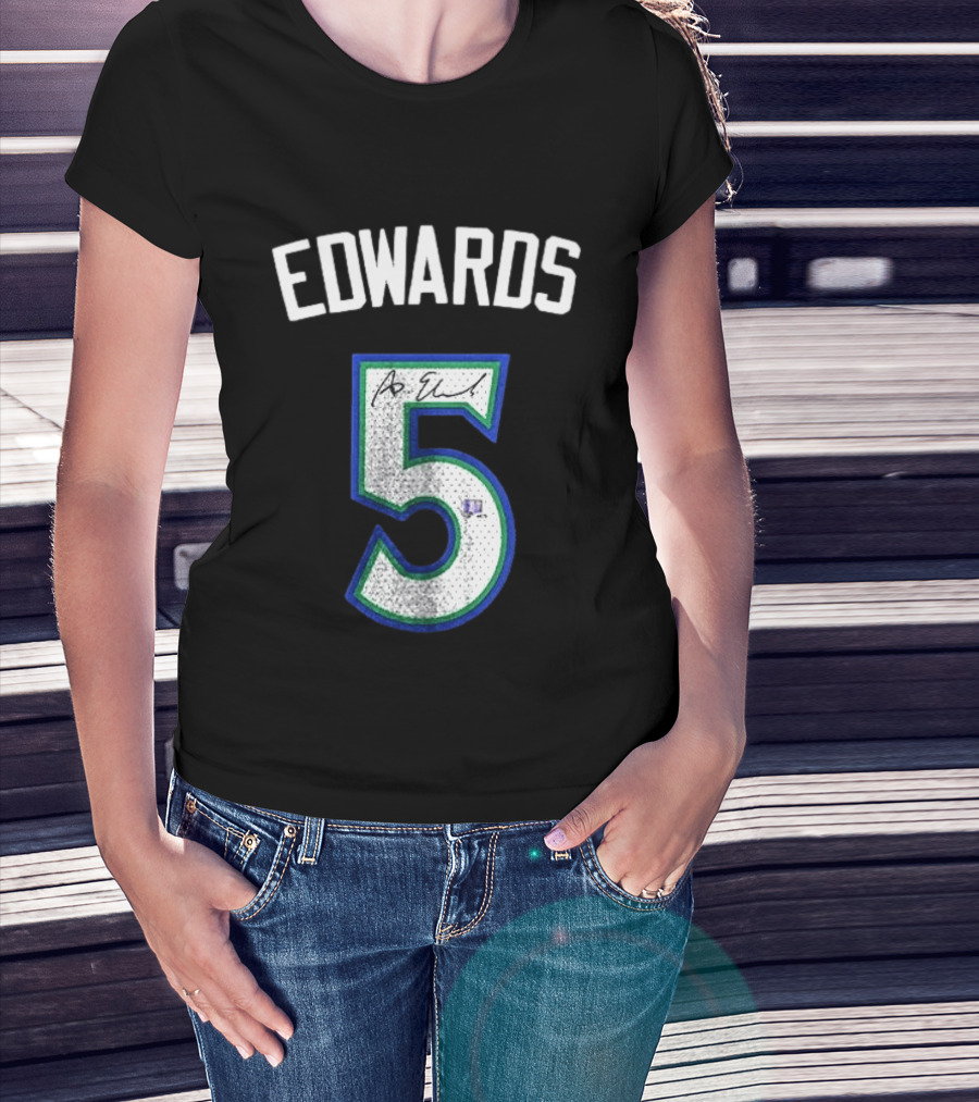 Edwards 5 Signature Basketball Fan Gear T-Shirt