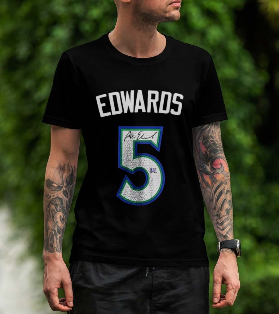 Edwards 5 Signature Basketball Fan Gear T-Shirt