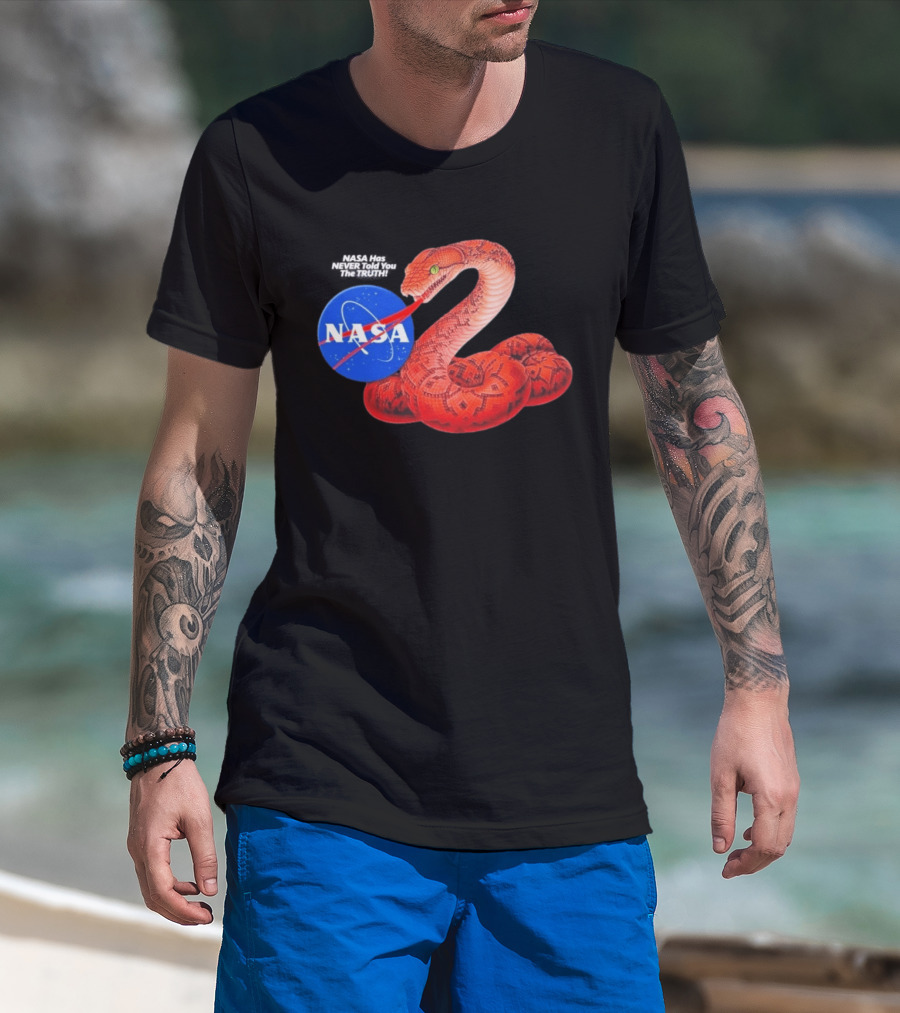 NASA Never Told You The Truth Snake Conspiracy T-Shirt