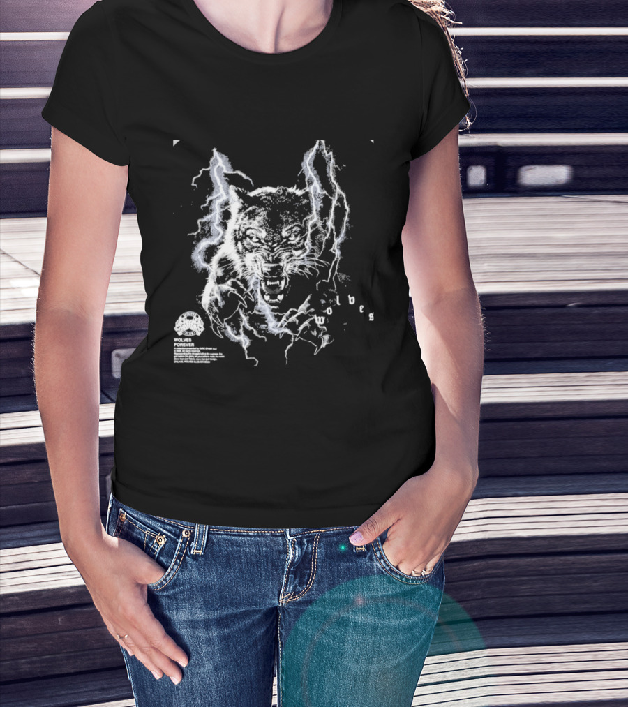 Darcsport Wolves Club Electric Lightning Wolf T-Shirt