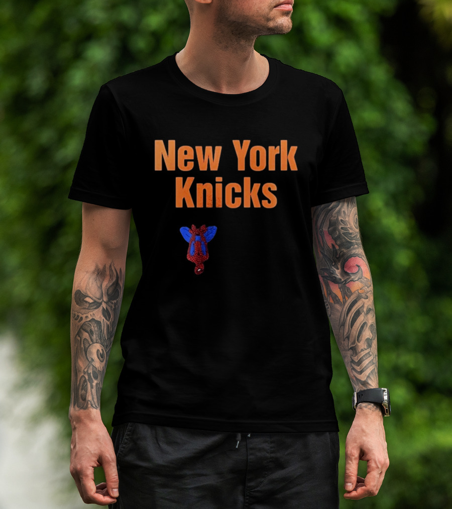 New York Knicks Spider Man Collaboration T-Shirt