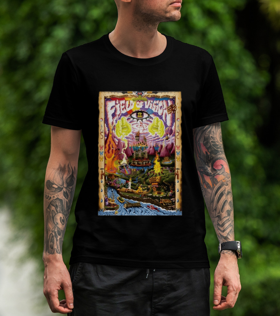 King Gizzard And The Lizard Wizard Field Of Vision II Meadow Creek Buena Vista CO Aug 14 16 2026 T-Shirt