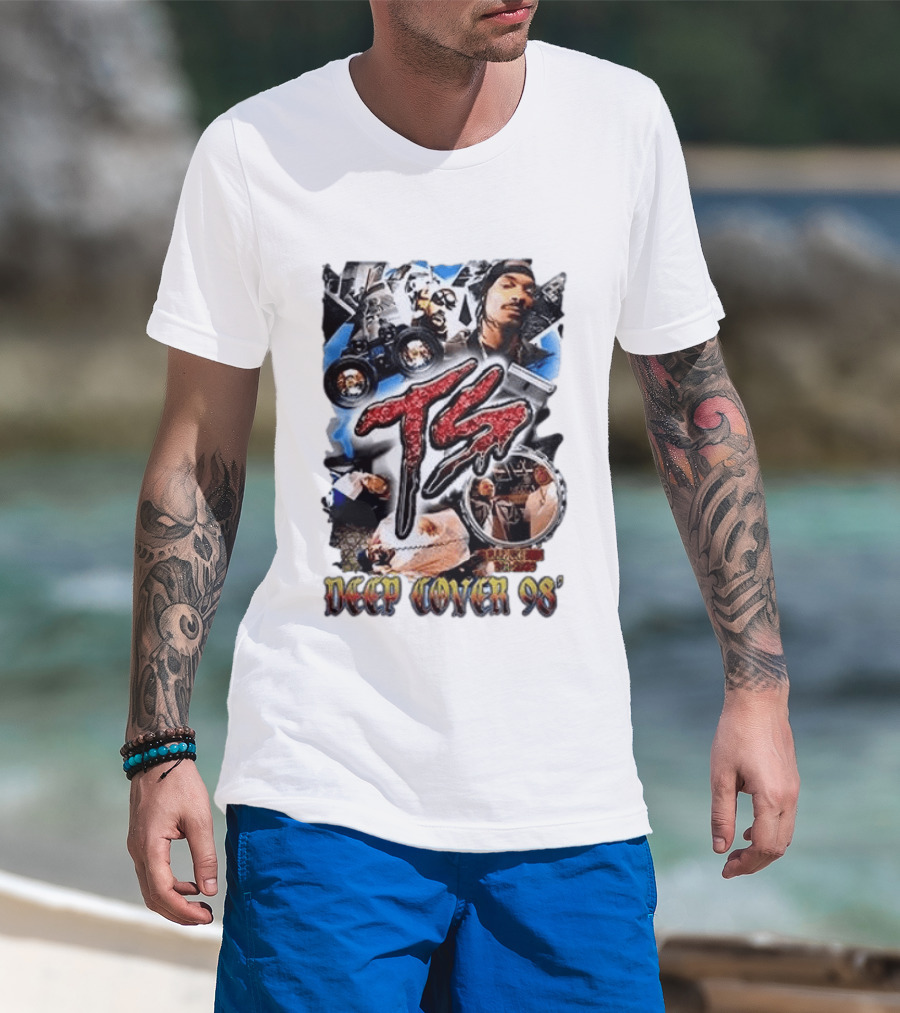 Toney Starks Deep Cover 98 RIP Big Pun 90s Rap Album Mashup T-Shirt