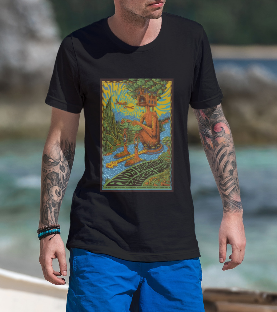 Andy Frasco Aug 14 2026 Atomic Block Party St. Louis MO Psychedelic T-Shirt
