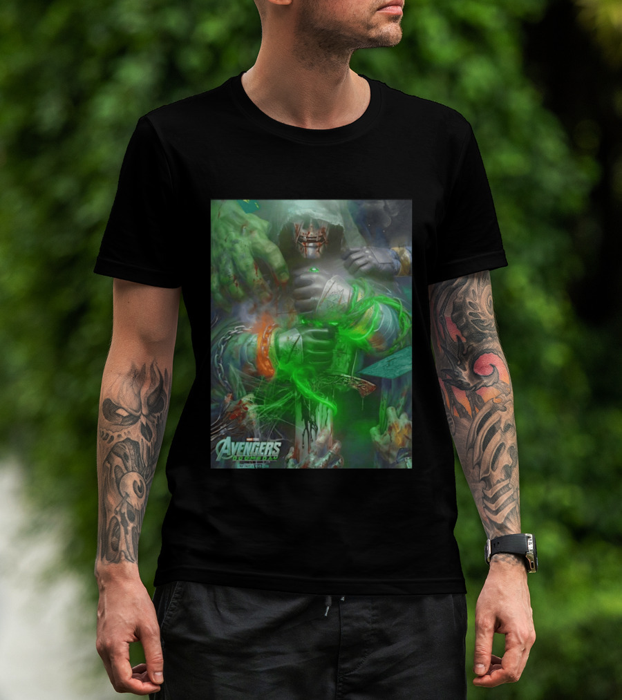 Avengers Doomsday Infinity Vision Powered Heroes Chaos T-Shirt