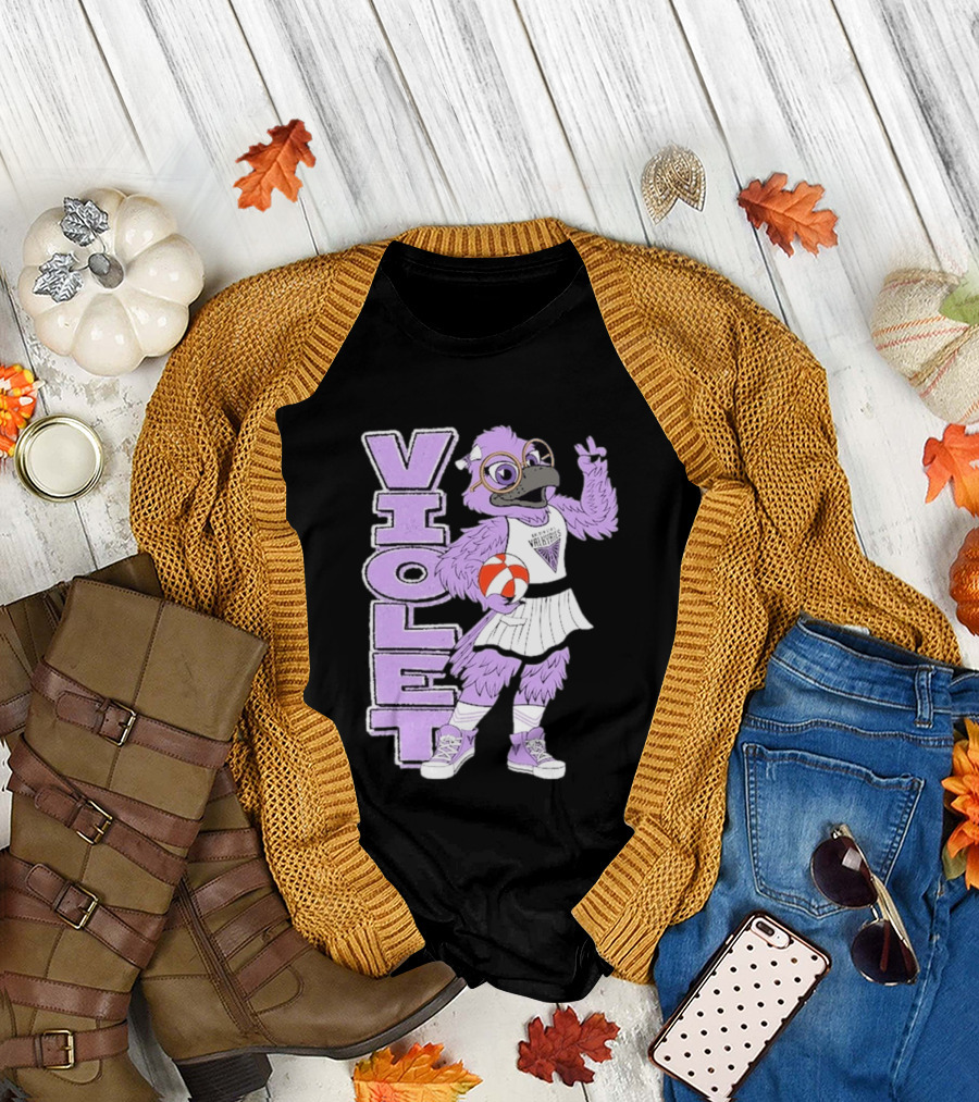 Golden State Valkyries Oaklandish Violet Mascot Basketball T-Shirt