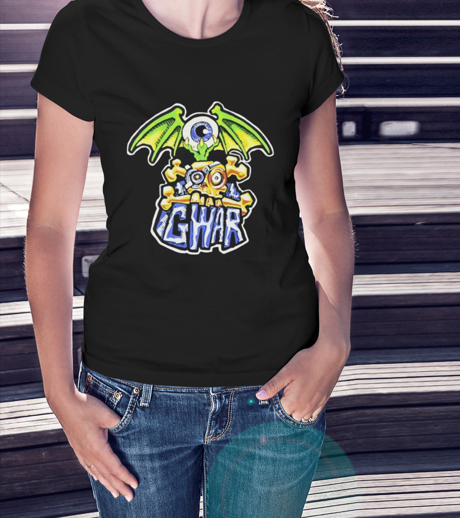 Gwar Winged Eyeball Skull Heavy Metal T-Shirt