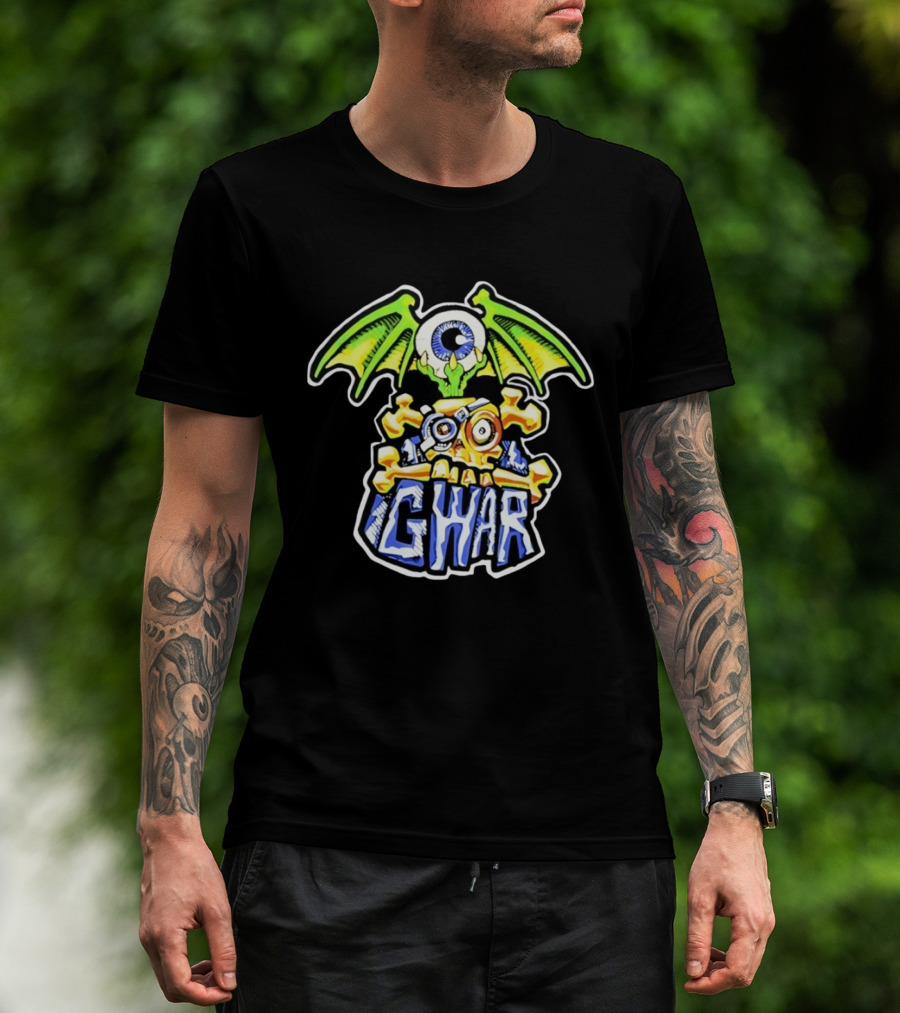 Gwar Winged Eyeball Skull Heavy Metal T-Shirt