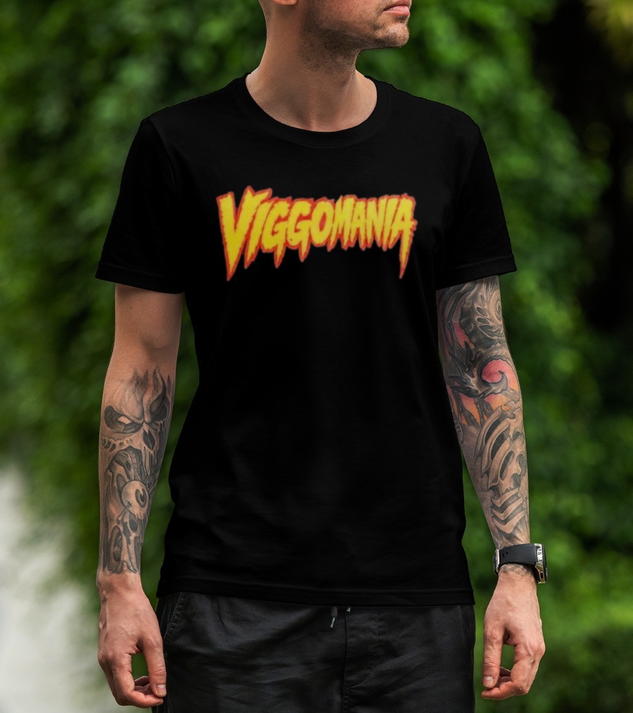 VIGGOMANIA Bold Retro Style Text Trend T-Shirt