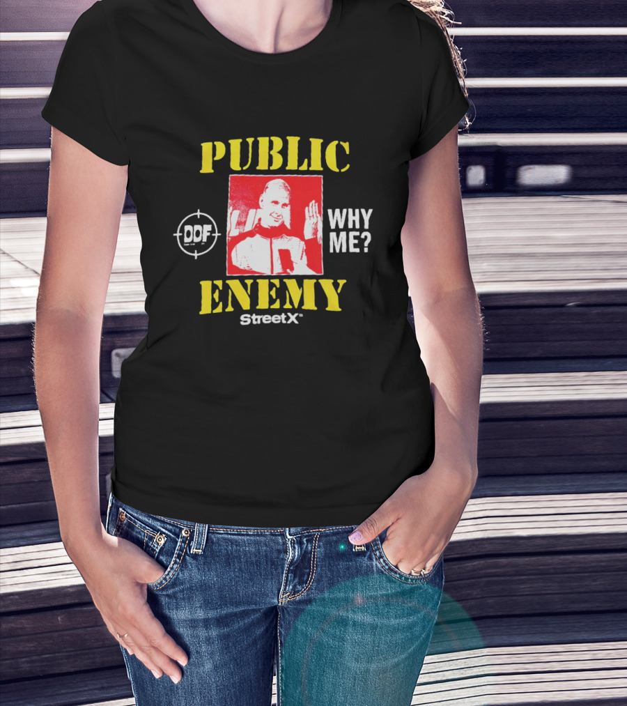 Dan Richardson Western Bulldogs Public Enemy Why Me StreetX DDF T-Shirt