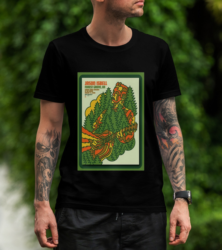 Jason Isbell Forest Grove OR Grand Lodge Concerts Aug 14 2026 T-Shirt