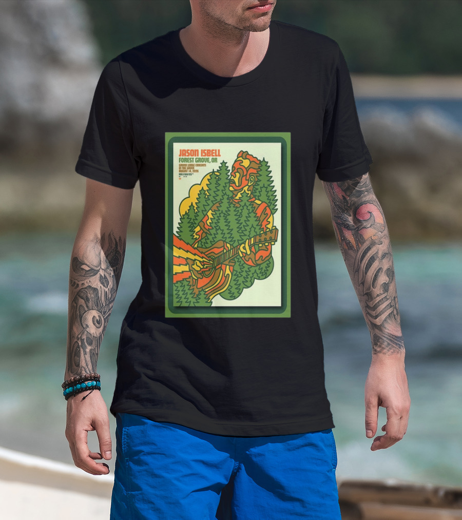 Jason Isbell Forest Grove OR Grand Lodge Concerts Aug 14 2026 T-Shirt