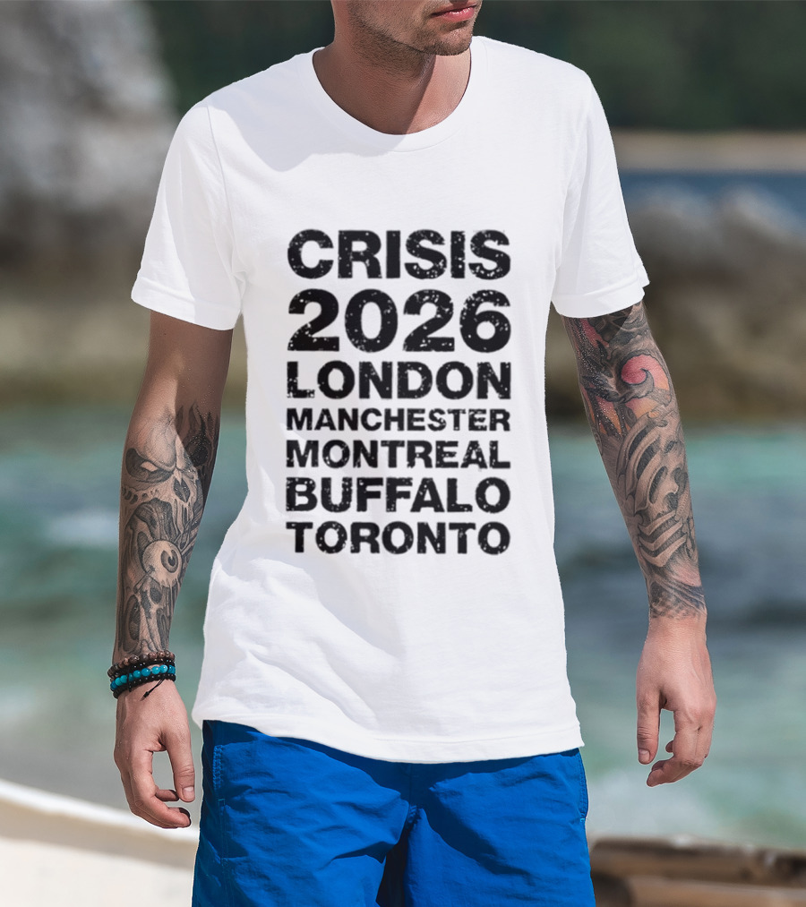 Alexisonfire Crisis 2026 Tour London Manchester Montreal Buffalo Toronto 20 Years T-Shirt