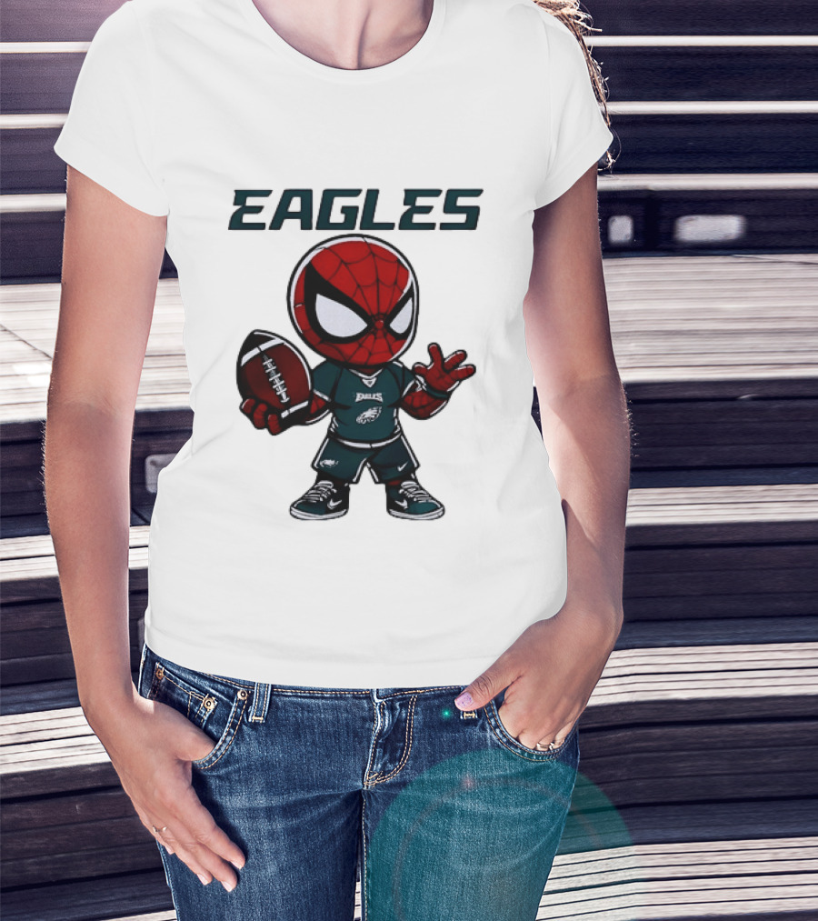Spider Man Eagles Football Jersey Personalized Philadelphia Edition T-Shirt