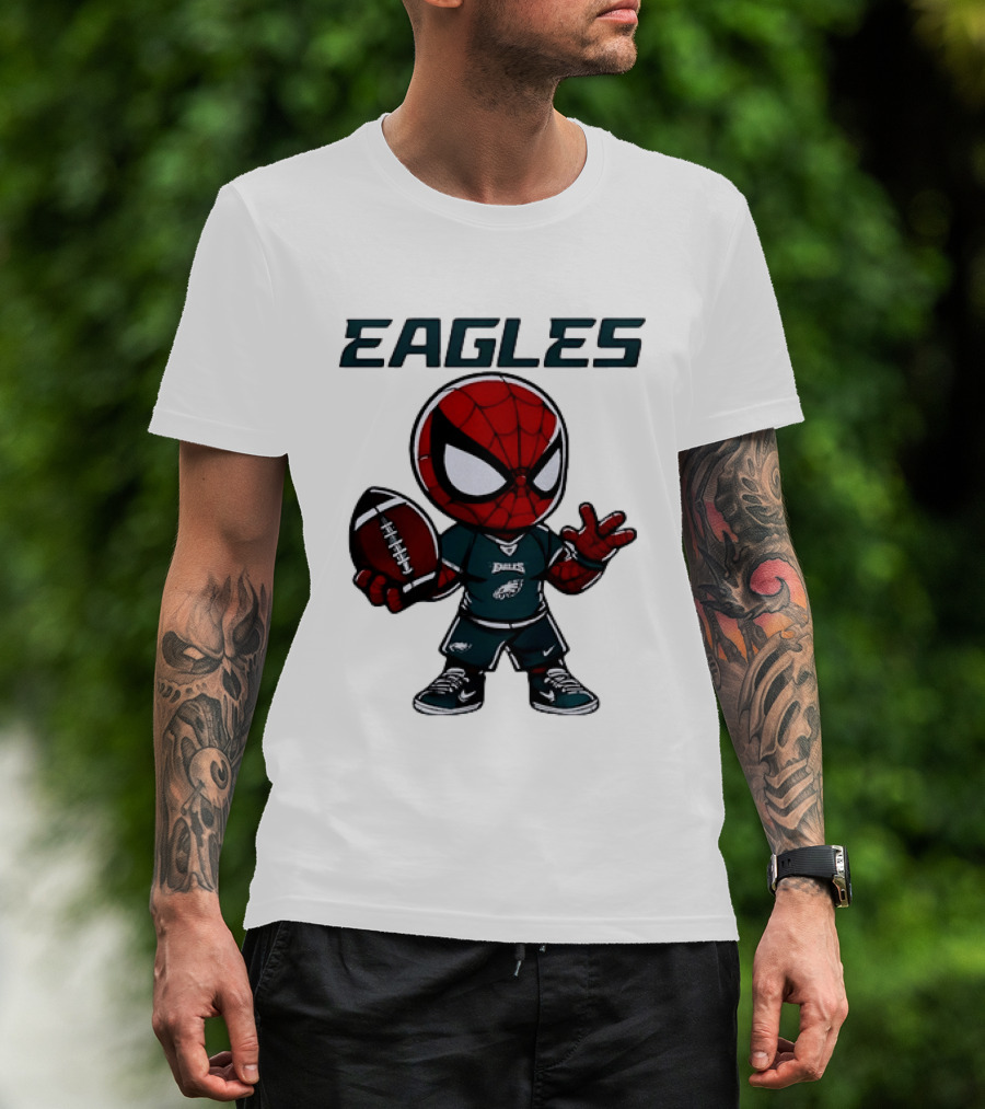 Spider Man Eagles Football Jersey Personalized Philadelphia Edition T-Shirt