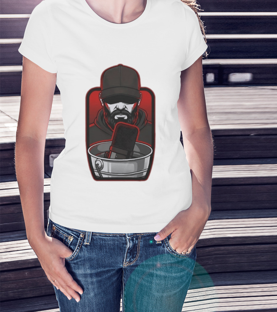 Pat McAfee Show Podcast Host Sports Enthusiast Iconic Microphone T-Shirt