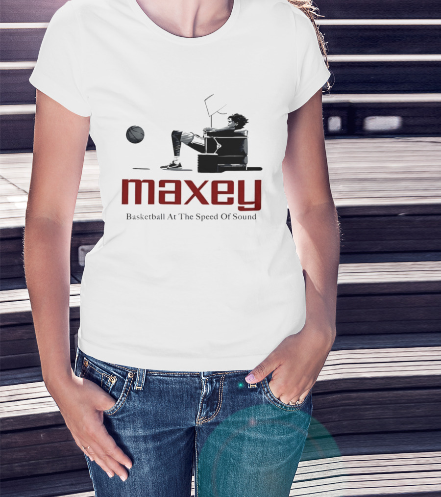 Maxey Basketball At The Speed Of Sound T-Shirt