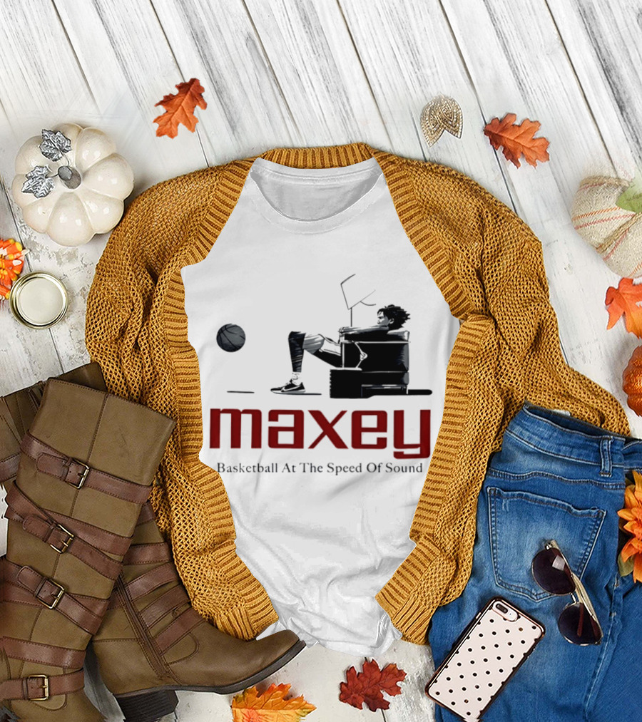 Maxey Basketball At The Speed Of Sound T-Shirt