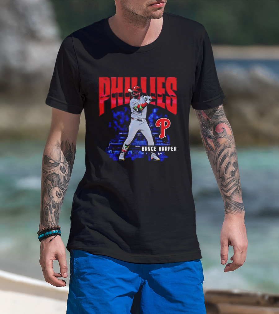 Bryce Harper Phillies Baseball Philadelphia Star T-Shirt