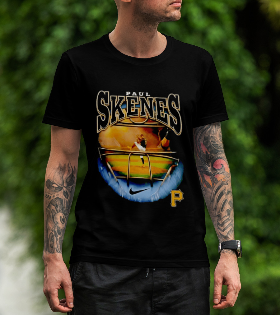 Paul Skenes Pittsburgh Pirates Ballpark Action Nike T-Shirt
