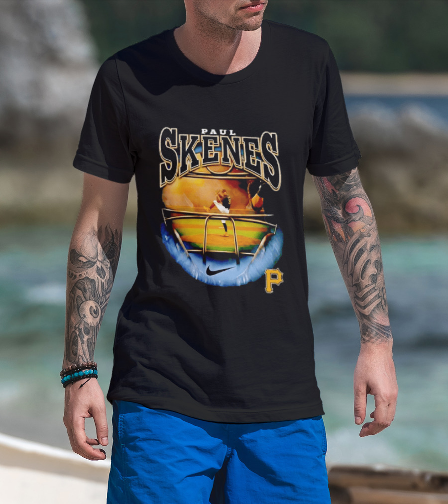 Paul Skenes Pittsburgh Pirates Ballpark Action Nike T-Shirt