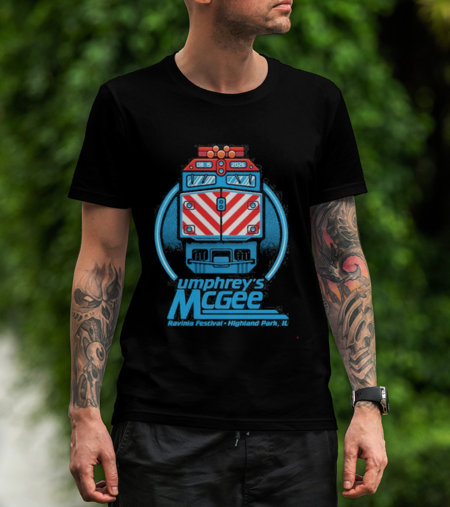 Highland Park IL 08.15.2026 Umphrey's McGee Tour Train T-Shirt