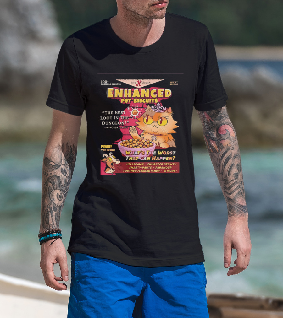 Enhanced Pet Biscuits Princess Donut Best Loot In The Dungeon T-Shirt