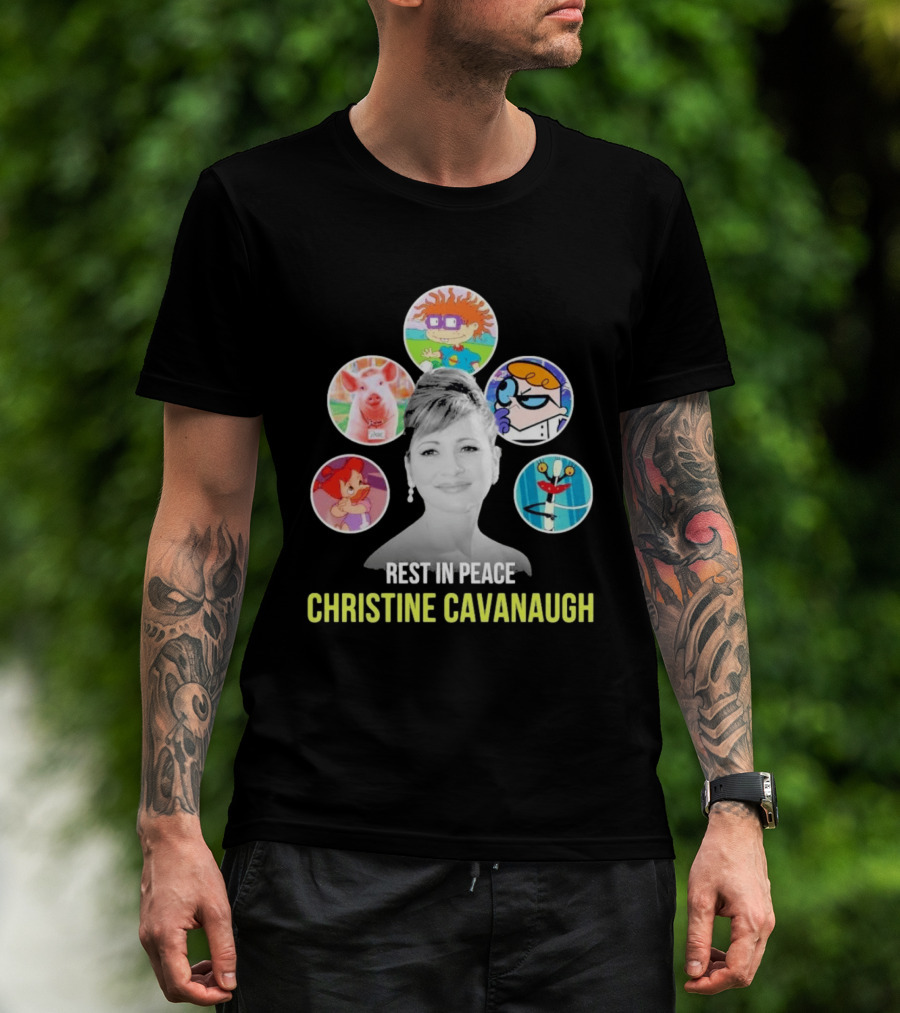 Rest In Peace Christine Cavanaugh Chuckie Dexter Babe Gosalyn Globehornet T-Shirt