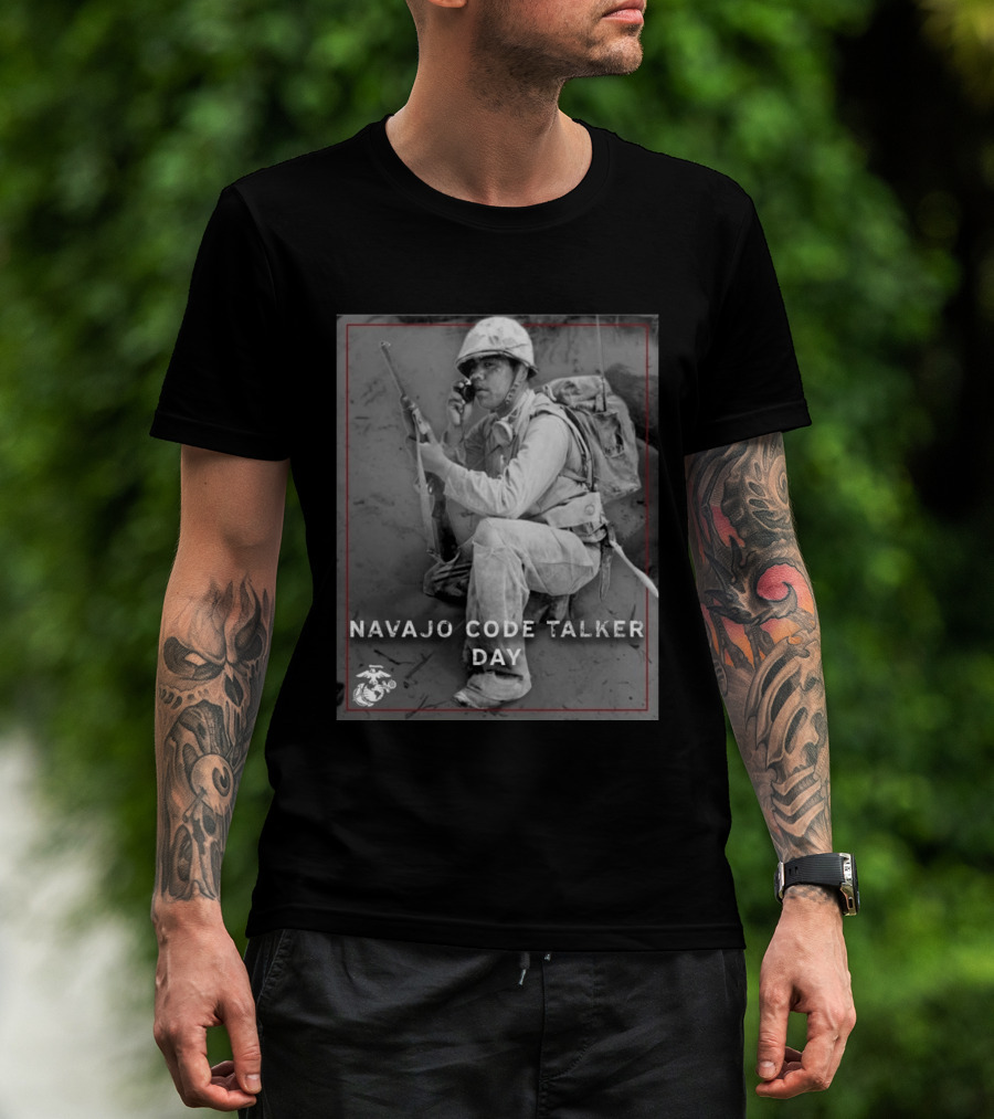 Navajo Code Talker Day Marine Corps T-Shirt