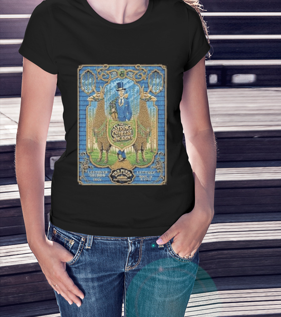 The String Cheese Incident Eau Claire WI 2026 Pine Music Park Leftover Salmon Lettuce Concert T-Shirt