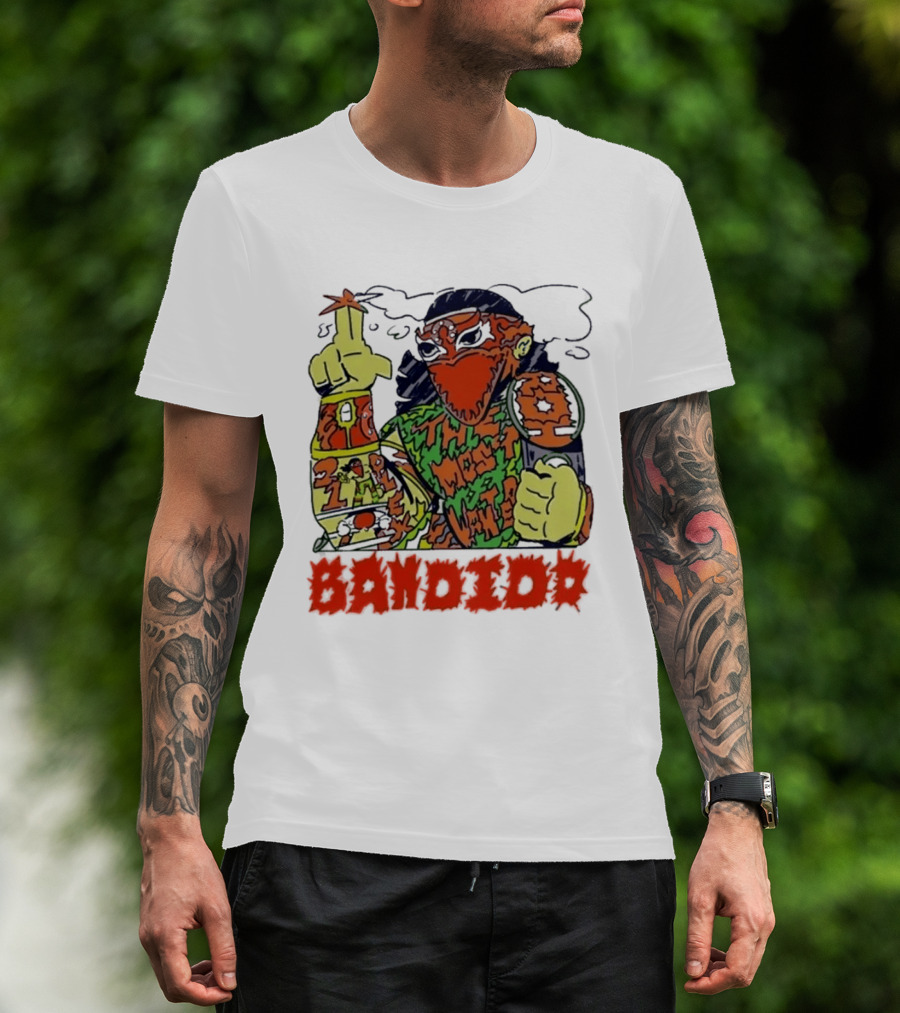 Most Wanted Bandido Lucha Libre Wrestler Suplex Champion T-Shirt