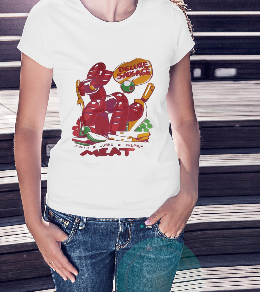 Deluxe Sausage Cured Premium Meat T-Shirt