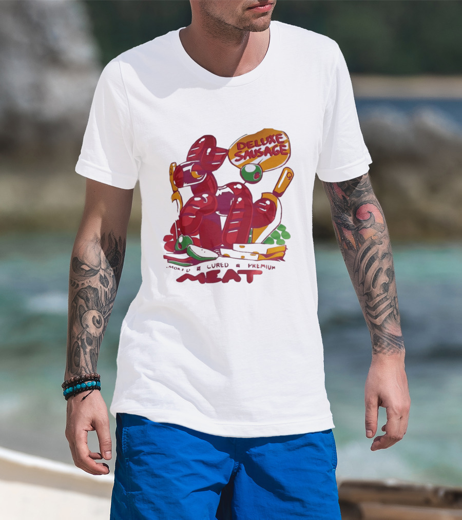 Deluxe Sausage Cured Premium Meat T-Shirt