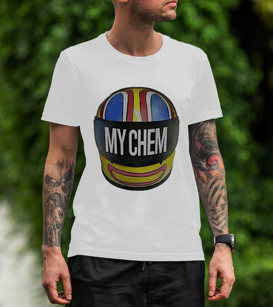 My Chemical Romance Kobra Kid Helmet My Chem T-Shirt