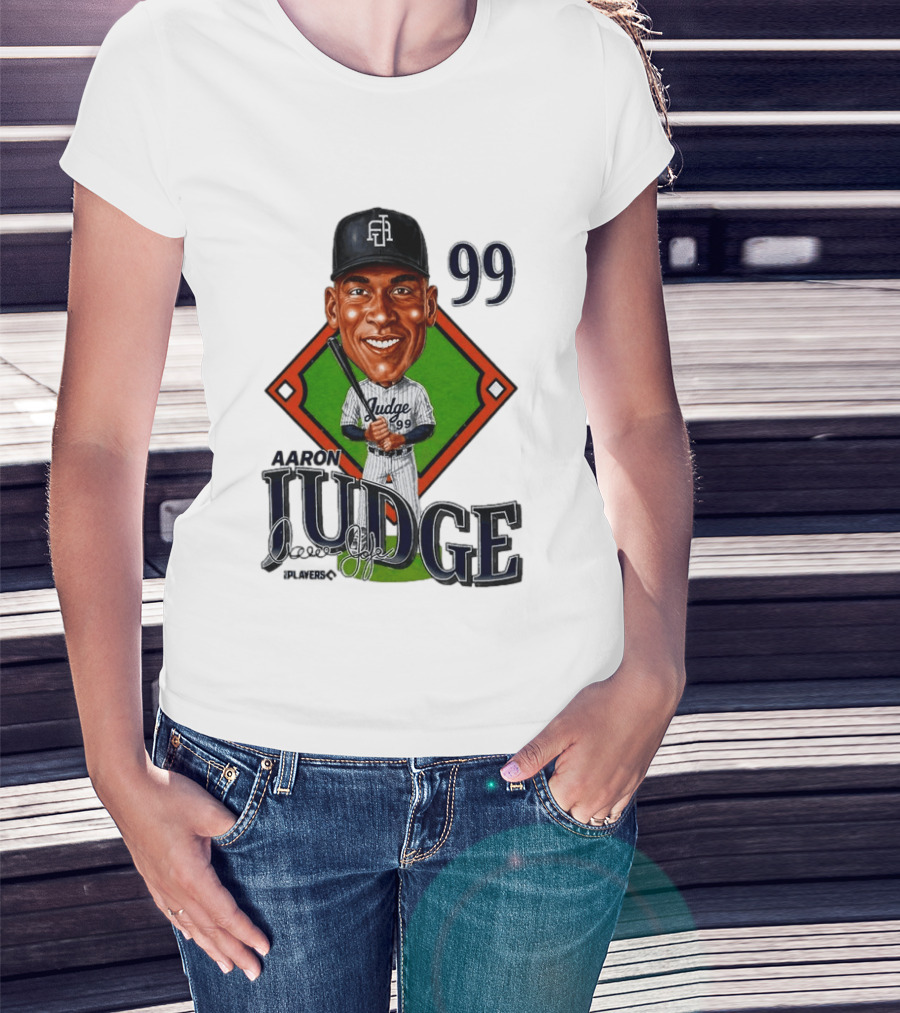 Aaron Judge New York Yankees Player 99 Caricature T-Shirt