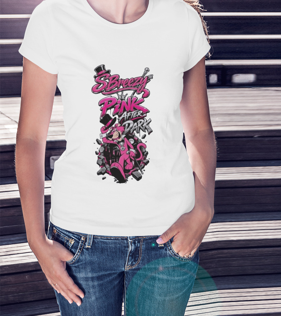 SBreezy Pink After Dark Cartoon T-Shirt