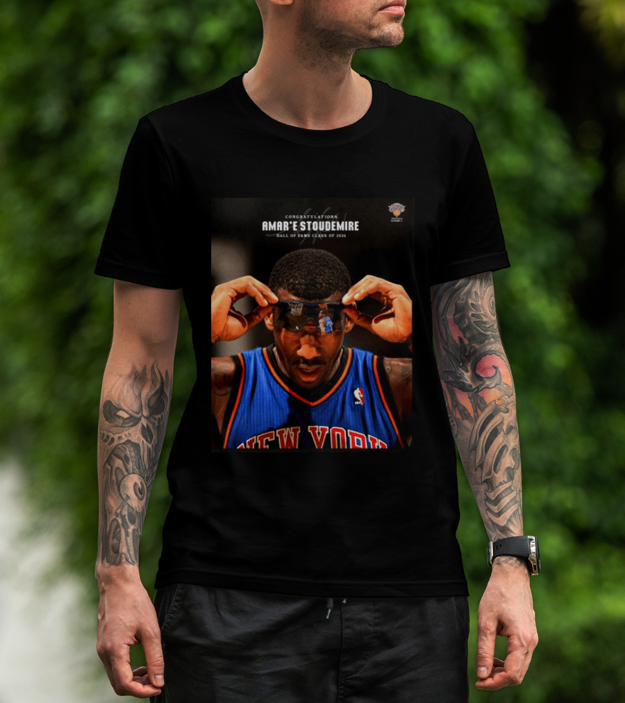 Congratulations Amar'e Stoudemire New York Knicks Hall Of Fame Class Of 2026 T-Shirt