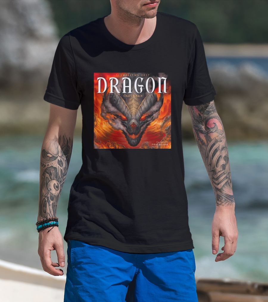 Llewellyn's 2027 Dragon Calendar Illustrated By Firat Solhan T-Shirt