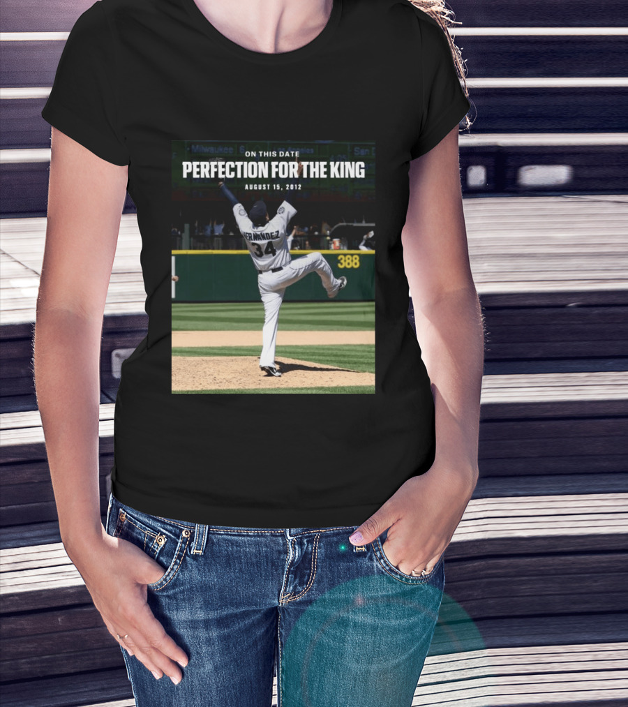 On This Date Perfection For The King Hernandez 34 August 15 2012 T-Shirt