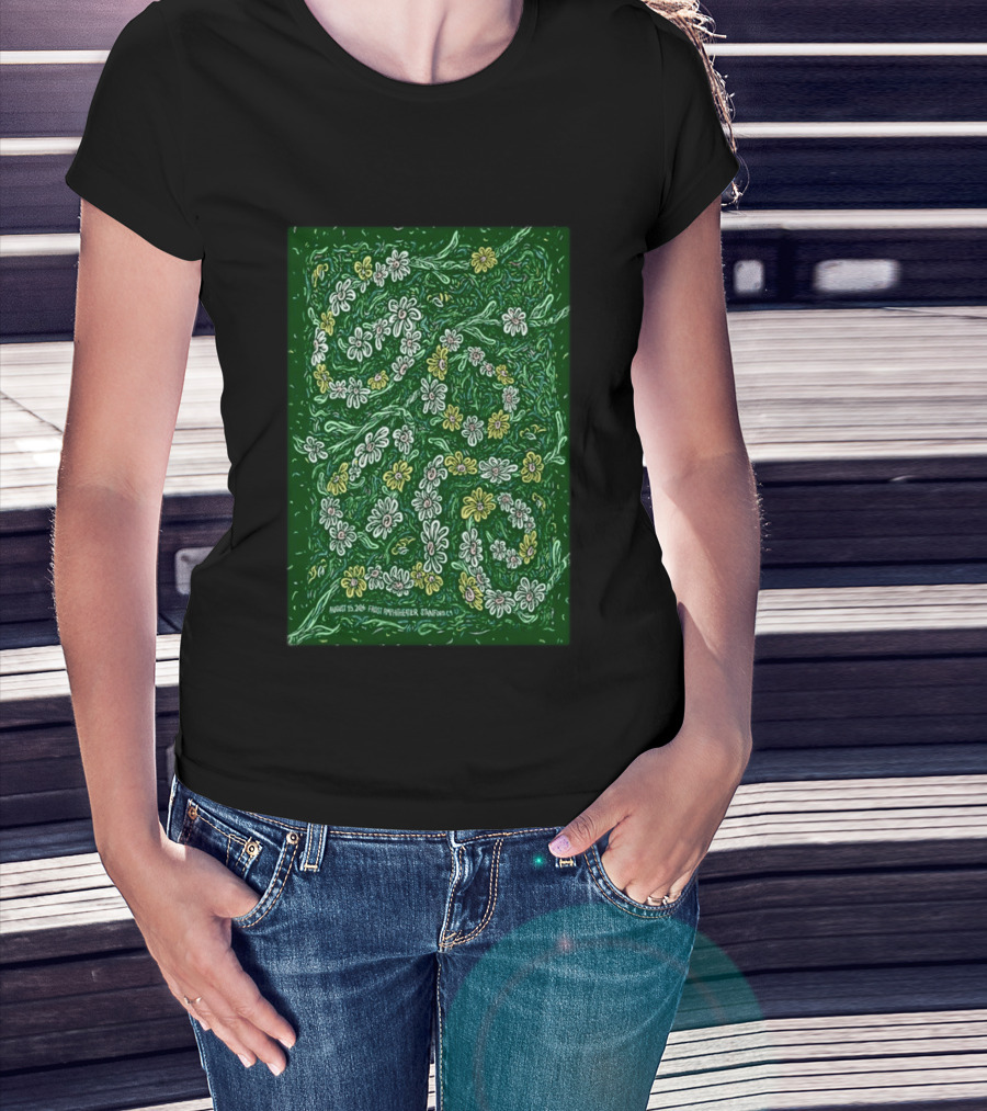 Goose 2026 Frost Amphitheater Stanford CA August 15 Floral T-Shirt