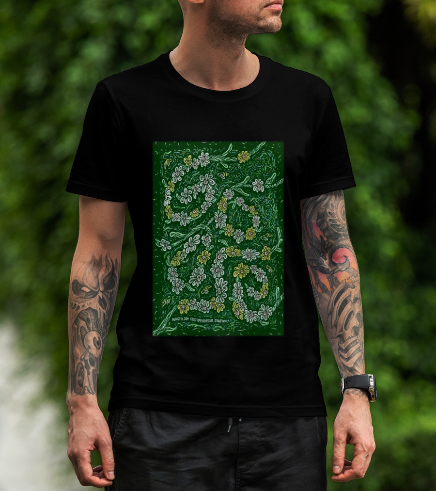 Goose 2026 Frost Amphitheater Stanford CA August 15 Floral T-Shirt