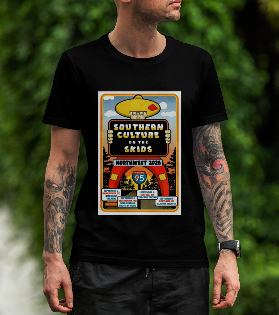 Southern Culture On The Skids Northwest 2026 Tour Vancouver Seattle Portland T-Shirt